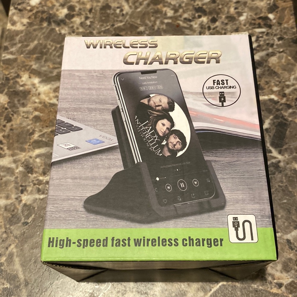 Wireless Phone Charger Black
